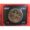 Image 1 : 1973 Canadian Specimen Dollar. Commemorates the 100th Anniversary of the RCMP. Beautifully Toned. Ho
