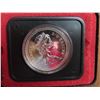 Image 2 : 1975 Canadian Specimen Silver Dollar. Commemorates the 100th Anniversary of Calgary. Cowboy riding a