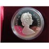 Image 2 : 1982 Canadian Proof Silver Dollar. Commemorates the 100th Anniversary of Regina. Bison skull. Ultra 