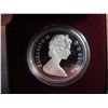 Image 2 : 1984 Canadian Proof Silver Dollar. Commemorates the founding of Toronto. Ultra Heavy Cameo. Housed i