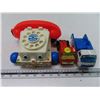 Image 1 : 2 tonka trucks and 1 fisher price toy phone