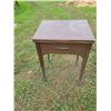 Image 1 : old sewing machine cabinet 22" x 18.75" 31"H