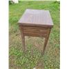 Image 4 : old sewing machine cabinet 22" x 18.75" 31"H