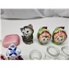 Image 9 : Assorted vintage salt n pepper shakers & small figurines