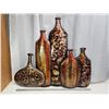Image 1 : Large decorative bottles, 3D tin sign - 39"x36"H