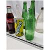 Image 2 : Assorted glass bottles - pop bottles, 2 full Coca-Cola, etc.