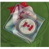 Image 3 : 2015 "Colored Flag" Canadian fine silver 25 dollar coin, in folder