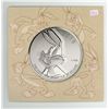 Image 1 : 2015 "Bugs Bunny" Canadian fine silver 20 dollar coin, in folder