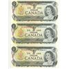 Image 2 : 5 - 1973 Canadian 1 dollar bills - Crow/Bouey - Different prefixes & Serial #'s (all start with 'B')