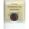 Image 2 : 2009 ICCS graded, Canadian 25 cent coin - MS64 Men's Hockey; Colour Incuse 2