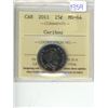 Image 1 : 2011 ICCS graded, Canadian 25 cent coin - MS64 Caribou