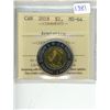 Image 1 : 2018 ICCS graded, Canadian 2 dollar coin - MS64 Armistice; Colour
