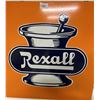 Image 2 : Rexall drugs sign - Porcelain - Original, mint condition - 28x28"