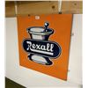 Image 4 : Rexall drugs sign - Porcelain - Original, mint condition - 28x28"