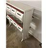 Image 2 : General store candy display - original 8 pull out trays - Metal - 48x41x14" - some glass missing