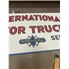 Image 4 : International truck service sign - in Metal, light frame - 23x48"