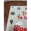 Image 5 : Glass clock face - Wawanesa Insurance - 15x15"