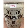 Image 2 : Krim Ko, chocolate syrup pail, six wine gallons
