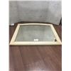 Image 1 : Vintage mirror and frame - 23"x19"