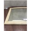 Image 2 : Vintage mirror and frame - 23"x19"