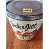 Image 1 : Jack & Jill 4lb Peanut Butter pail Canadian - Great graphics and condition