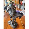 Image 3 : Bronaze metal cowboy riding on bronc approz. 12" tall - unmarked