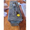 Image 1 : Vintage ammo box 4" x 7" x 11" all clasps work great for ammo, tools, etc