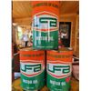 Image 3 : 6 UFA Motor Oil Cans - All 10W