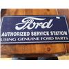Image 1 : 1990's Ford Authorized service station pocelain sign Re-issued by Ford - NOT a current Made in India