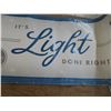 Image 3 : 4"x18" Shiner ligt beer banner