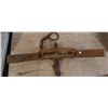 3 foot Duke Bear trap #15 bear size Cast Iron & steel with chain on swivel
