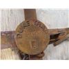 Image 2 : 3 foot Duke Bear trap #15 bear size Cast Iron & steel with chain on swivel