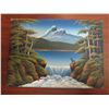Image 1 : PLEASE READ ENTIRE DESCRIPTION - Original painting by Flexhaugh of Deer at Waterfall. This was purch