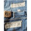 Image 2 : 4 pair of vintage mens jeans - Levi's, Wranglers, size on each pair