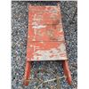 Image 1 : Primitive sleigh or wood hauling sled - hand made, original paint