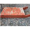 Image 2 : Primitive sleigh or wood hauling sled - hand made, original paint