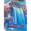 Image 3 : Unique light up motion/sound wall hanger tiger in the mountains sound switch and light switch