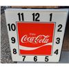 Image 1 : Coca-Cola light up clock parts project - as is, 3' X 3' from curling/hockey rink