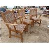 Image 4 : set of three restaurant chairs