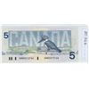 Image 2 : 1986 BC-56b Five dollar Thiessen-Crow GNM5072766 CUNC