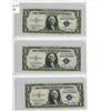 Image 1 : 3 consecutive 1935 US one dollar notes U34752081E-U34752083E