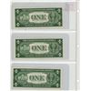 Image 2 : 3 consecutive 1935 US one dollar notes U34752081E-U34752083E