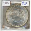 Image 1 : 1883 Morgan US silver dollar