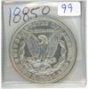 Image 1 : 1885 Morgan US silver dollar