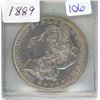 Image 1 : 1889 Morgan US silver dollar