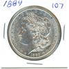 Image 1 : 1889 Morgan US silver dollar