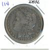 Image 1 : 1892 Morgan US silver dollar