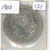 Image 1 : 1900 Morgan US silver dollar