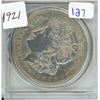 Image 1 : 1921 Morgan US silver dollar
