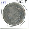 Image 1 : 1921 Morgan US silver dollar